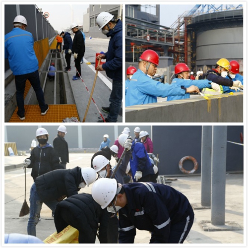 熱火朝天！集團總部140余人到股份公司氯堿分廠開展勞動(圖2)