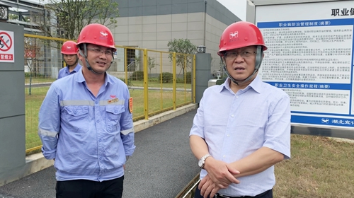 王大真一行到松滋肥業和宜昌區域分子公司檢查調研(圖3) 王大真一行到松滋肥業和宜昌區域分子公司檢查調研(圖3)